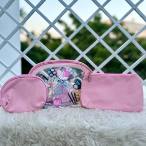 makeup pouch pink