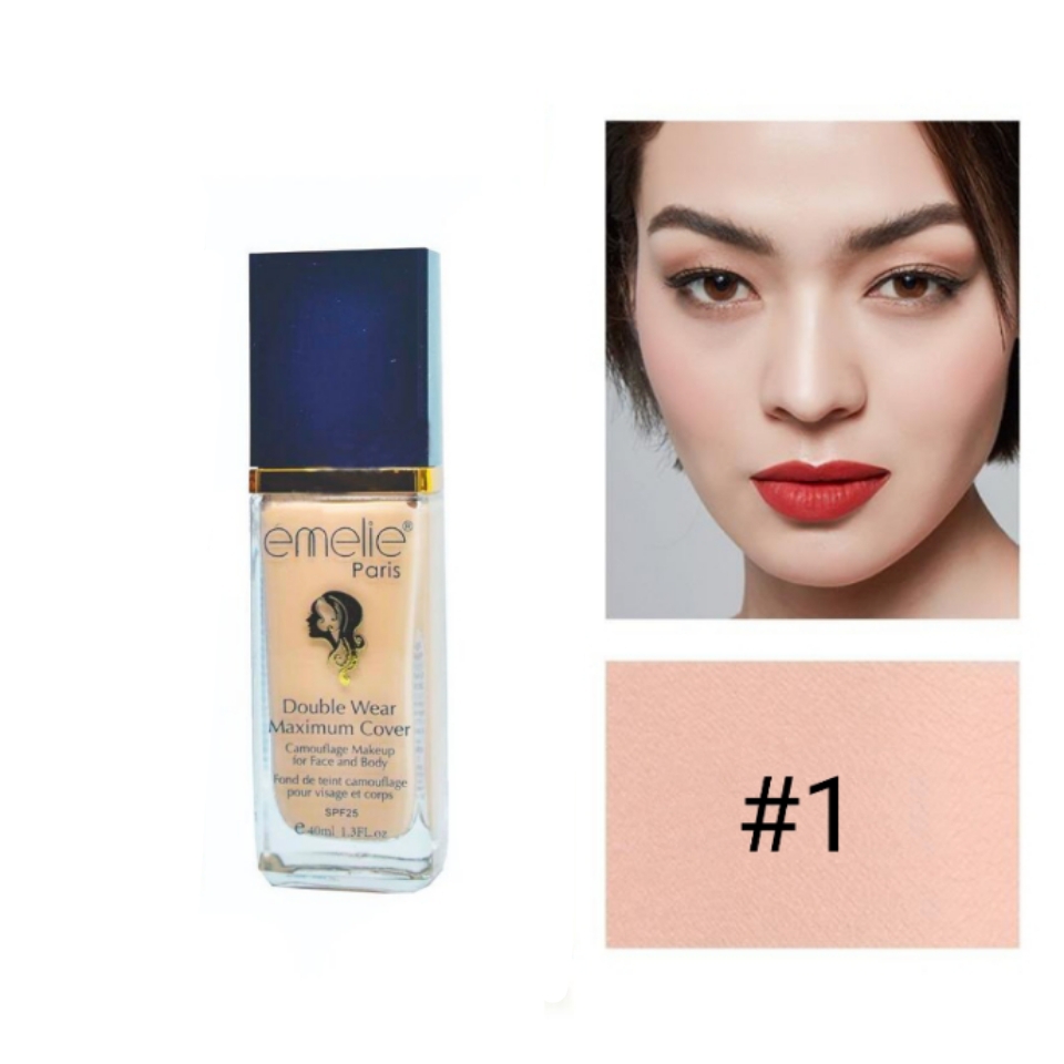 Emelie Double wear maximum coverage foundation