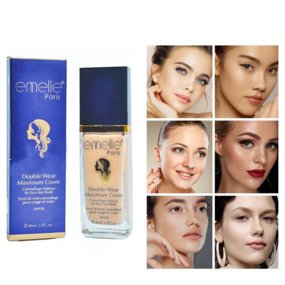 Emelie Double Wear Maximum Coverage Foundation - Image 2